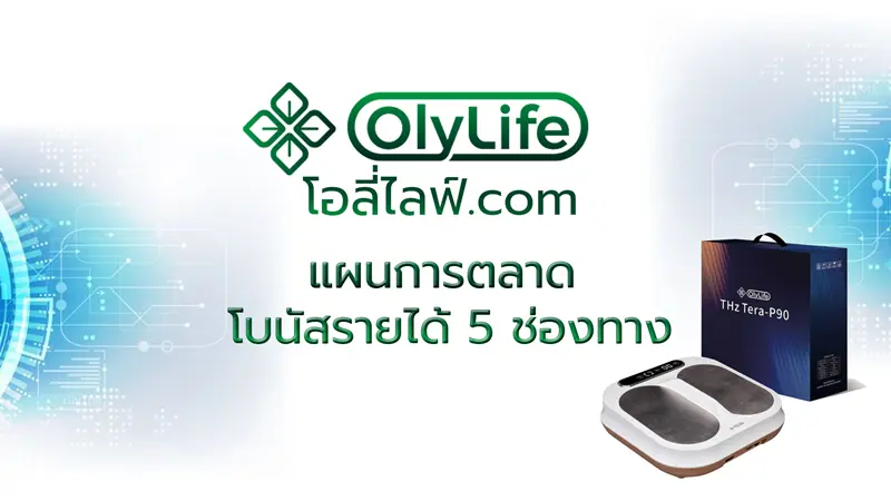 แผนธุรกิจ แผนการตลาด การจ่ายโบนัส แผนรายได้ โอลี่ไลฟ์ Olylife Business Plan